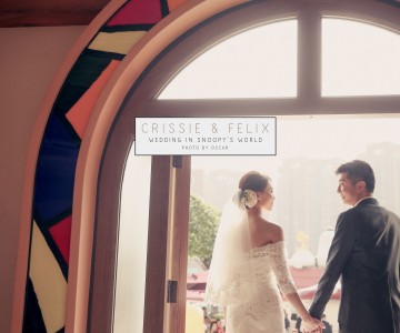Crissie & Felix Wedding in SNOOPY's WORLD