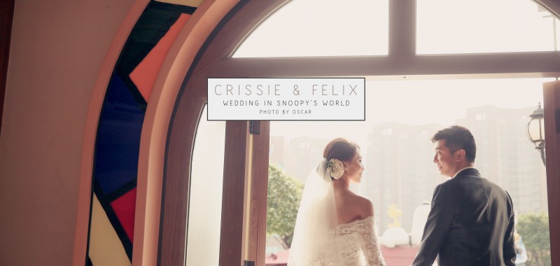 Crissie & Felix Wedding in SNOOPY's WORLD